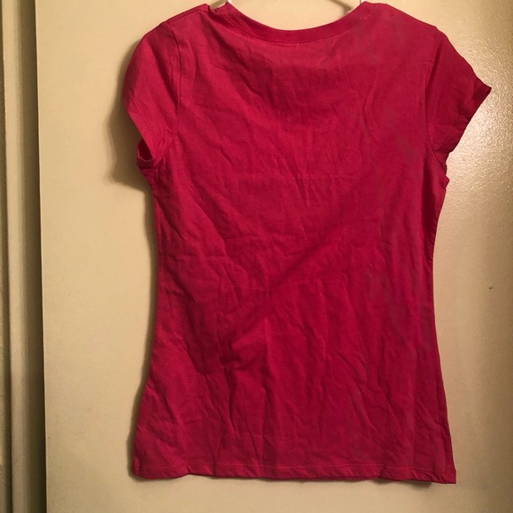 NWOT Pink Less People More Cats Tee - Picture 3 of 4